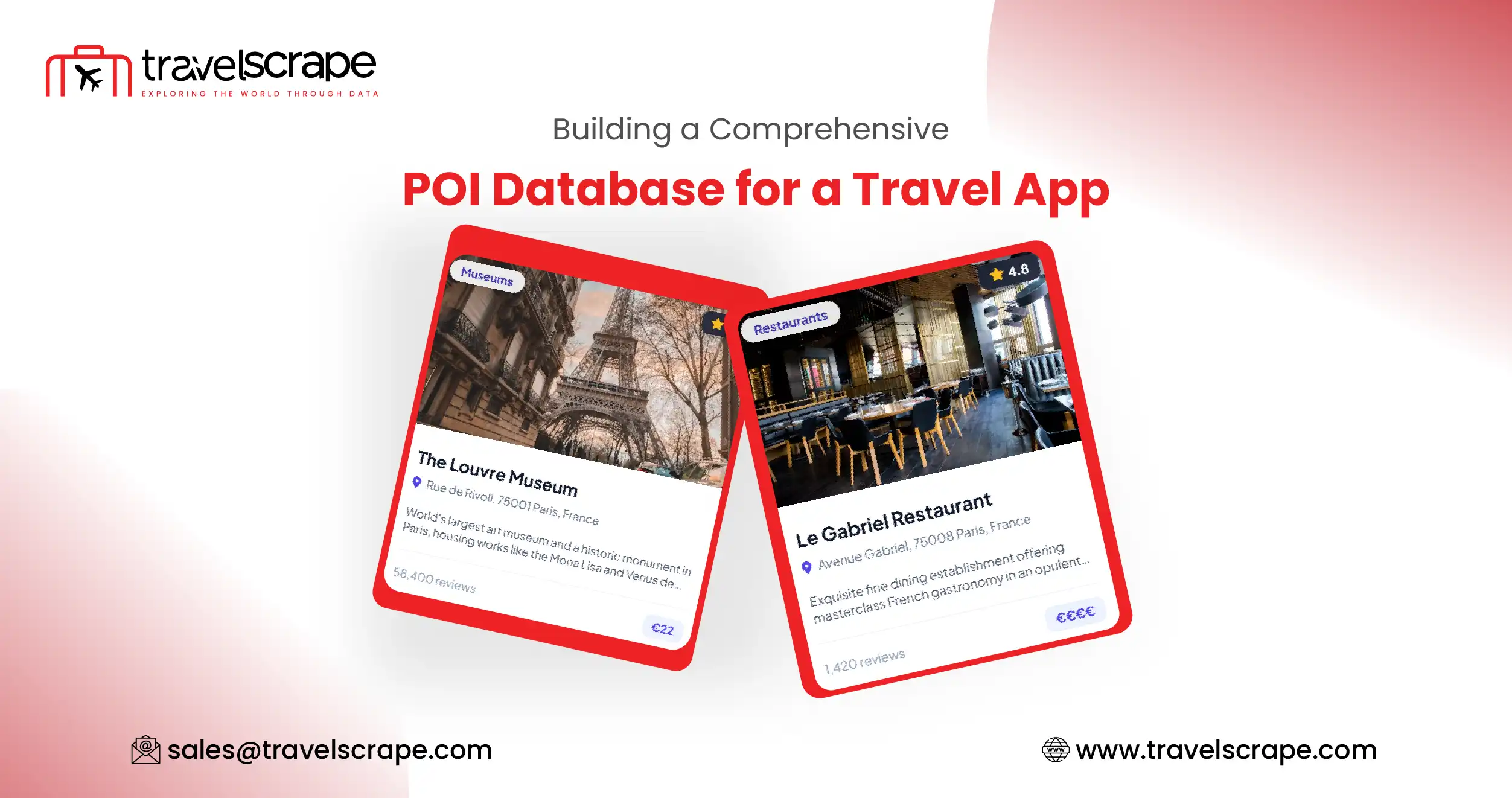 POI Database for a Travel App